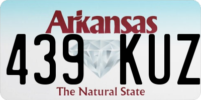 AR license plate 439KUZ