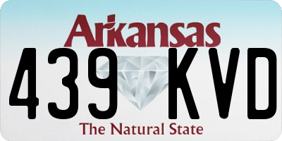 AR license plate 439KVD