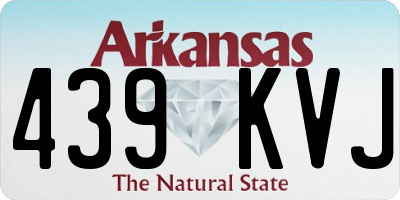 AR license plate 439KVJ