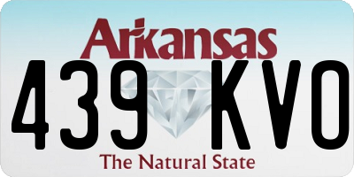 AR license plate 439KVO
