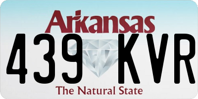 AR license plate 439KVR