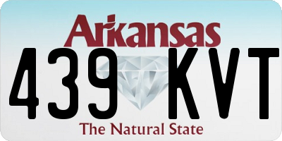AR license plate 439KVT