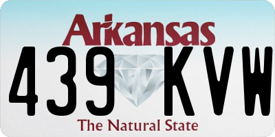 AR license plate 439KVW