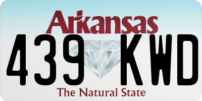 AR license plate 439KWD