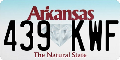 AR license plate 439KWF