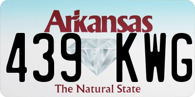 AR license plate 439KWG