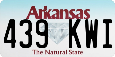 AR license plate 439KWI
