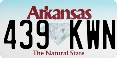AR license plate 439KWN