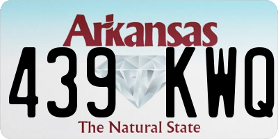 AR license plate 439KWQ