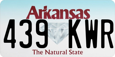 AR license plate 439KWR