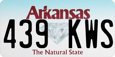 AR license plate 439KWS