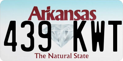 AR license plate 439KWT
