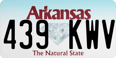 AR license plate 439KWV