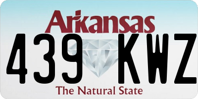 AR license plate 439KWZ