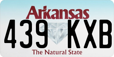 AR license plate 439KXB