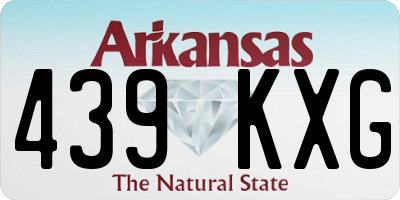 AR license plate 439KXG