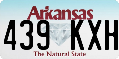 AR license plate 439KXH