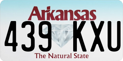 AR license plate 439KXU