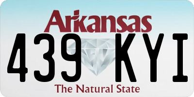 AR license plate 439KYI