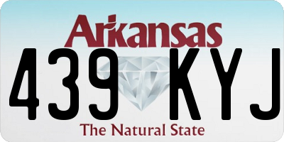 AR license plate 439KYJ