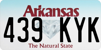 AR license plate 439KYK