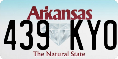 AR license plate 439KYO
