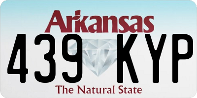 AR license plate 439KYP