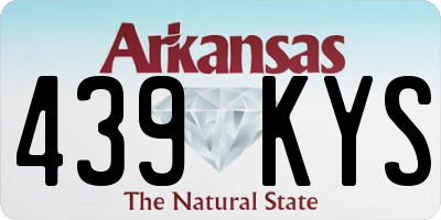 AR license plate 439KYS