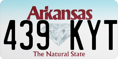 AR license plate 439KYT