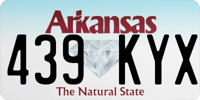 AR license plate 439KYX