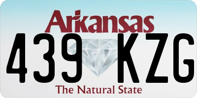 AR license plate 439KZG