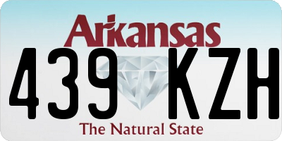 AR license plate 439KZH