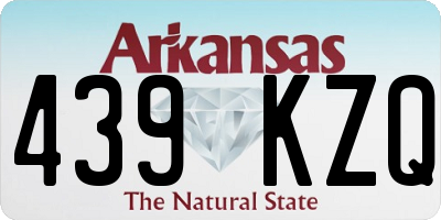 AR license plate 439KZQ