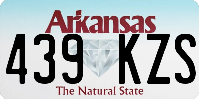 AR license plate 439KZS