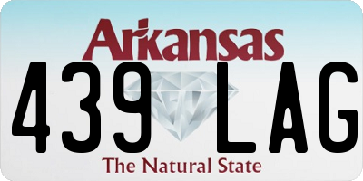 AR license plate 439LAG