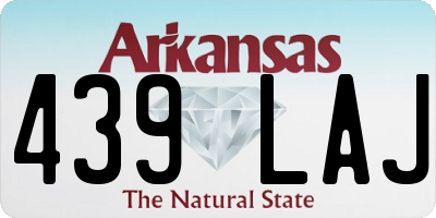 AR license plate 439LAJ