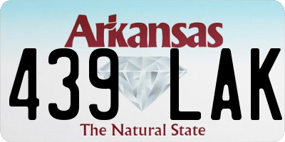 AR license plate 439LAK