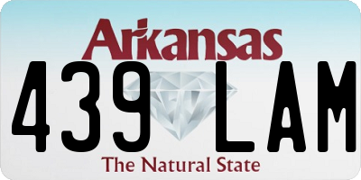 AR license plate 439LAM