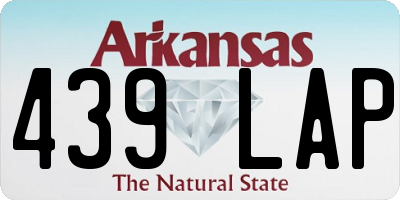 AR license plate 439LAP