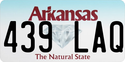 AR license plate 439LAQ