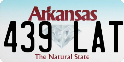 AR license plate 439LAT