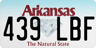 AR license plate 439LBF
