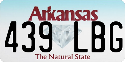AR license plate 439LBG