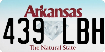 AR license plate 439LBH