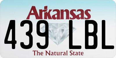 AR license plate 439LBL