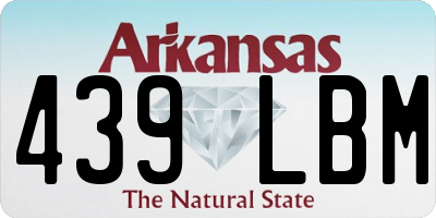 AR license plate 439LBM