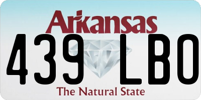 AR license plate 439LBO