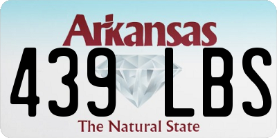 AR license plate 439LBS