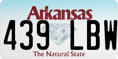 AR license plate 439LBW