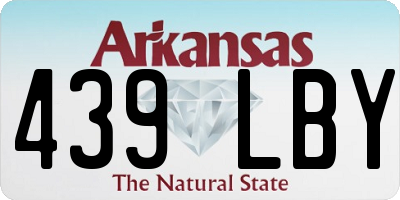 AR license plate 439LBY